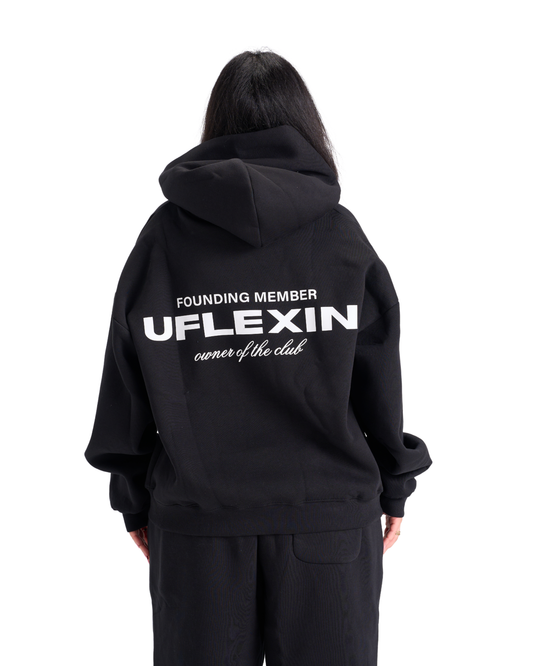 BLACK FOUNDING MEMBER HOODIE